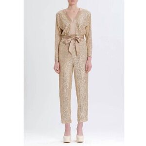 Sequin Gold Mini Dress